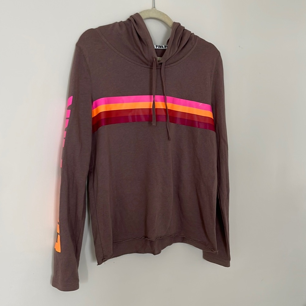 PINK Hoodie PullOver Top - Picture 8 of 8